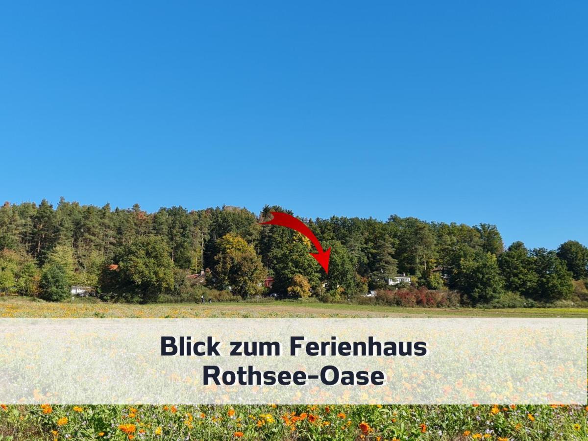 Ferienhaus Rothsee-Oase Ideale Ausgangslage Mit Tollem Ausblick, Sauna Und Privatem Garten Roth  Exteriér fotografie